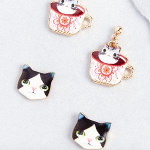 Kit-Tea Time Earring Set